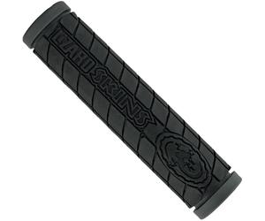 Lizard Skins Logo Grip Dual-Compound Push Fit Grips Black/Grey for MTB Cycling