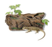 Lizard Snake or Reptile Hide, Large Hollow Log Snake Hideout for Ball Python Bearded Dragon