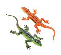 Lizard Toys for Kids, 2-Piece Color Realistic Toy Set, Interactive Changeable Lizard Figure System, 12cm Size, 5cm Width, with Style for Home Classroom School Birthday Party Favors Use