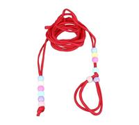 Lizard Traction Rope, Comfortable Durable Safety Protection Adjustable Reptile Leash for Bearded Dragon Hamster Small Animal (Red)