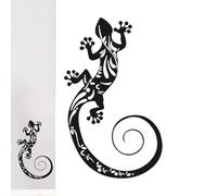 Lizard Wall Sculpture - Artistic Metal Gecko Outdoor Wall Art, Garden Accent | Vibrant Metal Lizard Sculpture, Decorative Hanging Ornament for Fence, Balcony, Indoor Room