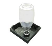 Lizard Water Fountain - Automatic Reptile Water Feeder | Turtlle Food Bowl | Waterr Drinker Dispenser | Turtle Watter Drinking bowls | Turttle Trough Land Turtle Watering Hole For Terrarium Tank