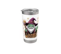 Lizard Wizard Mystical Fantasy Sorcerer Stainless Steel Insulated Tumbler
