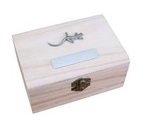 Lizard Wooden Pet Ashes Urn or Burial Cast with FREE Engraving Message 223