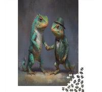Lizards And Chameleons,Rätsel Für Erwachsene 38x26cm/1000pcs,Herausforderungsspiele