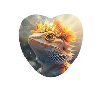 Lizards Bearded Dragon Car Air Freshener Aromatherapy Tablets Hanging Scented Cards for Rooms Bathrooms Wardrobe Love form