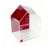 Lizards Habitat Box Ventilated Cover House Box for Home Use Small Pet House Shaped Enclosure Acrylic Herpeton Habitat