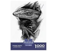 Lizards Jigsaw Puzzles for Adult The Impossible Challenge 1000 Pieces Difficult Hard Jigsaw Puzzles for Man And Woman with Letters on Back 38x26cm/1000pcs