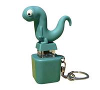 Lizards-shaped Keychain Sound, Lizards-shaped Button Keychain, Rechargeable Lizards Fidget Keychains Toy with Click Sound & Colourful Light - Portable Anxiety Relief Button Keychains for Adults 1Pcs