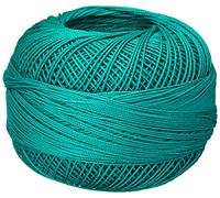 LIZBETH Handy Hands 210-Yard Cotton Thread, 25gm, Dark Seagreen