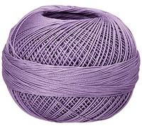 LIZBETH Handy Hands 210-Yard Cotton Thread, 25gm, Medium Purple