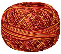 LIZBETH Handy Hands Premium Cotton Thread, Size 40, Falling Leaves