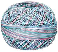 LIZBETH Handy Hands Premium Cotton Thread, Size 40, Summer Fun