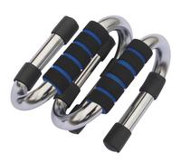 Lizbin Push Up Bar, Push Up Bars S Shapes, Pushup Handles Push Up Stands, Push-up Bracket Board, Non-slip Fitness Stand for Men Women, Floor Strength Training Workout Equipment Home Gym