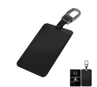 Lizbn Carbon Tesla Key Card Holder Case for Tesla Model Accessories Key Fob Cover Key Protector Designed for Tesla Key Included Key Chain Ring Compatible With Tesla Model 3/Y/X/S BYD BMW Hyundai Volvo