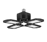 LIZEALUCKY 120W 96LED Mining Lamp E26/E27 Folding Ultra Bright Garage Light IP65 85-265V