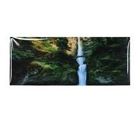 LIZEALUCKY Aquarium Background Poster Stickerm, Jungle Waterfall Pattern PVC Landscape Image Wall Wallpaper Effects Picture Decor Self Adhesive Reptile Plant Underwater for Fish Tank (61 * 30cm)