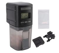 LIZEALUCKY Aquarium Mini Automatic Fish Feeder, 4 Feedings Per Day, Timed Feeding Schedule, Ideal Helper for Vacations or Busy Hours
