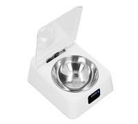 LIZEALUCKY Automatic Pet Feeder Bowl Infrared Sensor Auto Open Cover Intelligent Feeder Anti Mouse Moisture Proof Dog Cat Food Dispenser 350ml
