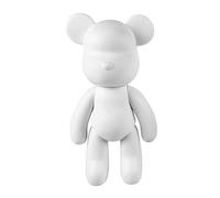 LIZEALUCKY DIY Fluid Bear Painting Doll, Teddy Bear Dyeing Hand Made Graffiti Vinyl Violent Bear Doll Handmade Home Decorations Painting Crafts Handmade Doll Model for Family Birthday Gift (Small)