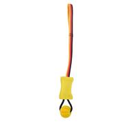 LIZEALUCKY Dog Interactive Bite Training Toy Multi Layer Thickened Weaving Structure Dog Jute Bite Toy Durable Pull Toy with Strong Handle for Training Interactive Play (Yellow)