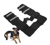 LIZEALUCKY Dog Leg Braces, Front Brace Canine Elbow Protector Knee Pad Protective Support Pet Gear with Ligament Injuries Sprains and Loss of Stability Caused by Arthritis for Injury Surgery (L)