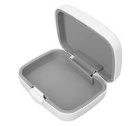 LIZEALUCKY Hearing Aid Case, Compact Portable Hard Protective Storage Box Organizer for Sound Amplifier