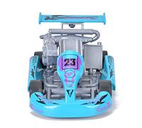 LIZEALUCKY Juguete de coche modelo de niño a escala 1:, modelo de coche de aleación, coche de carreras High Go Kart, modelo de juguete extraíble, juguete, minicoche, vehículos, juguetes para (Blue)