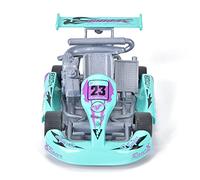 LIZEALUCKY Juguete de coche modelo de niño a escala 1:, modelo de coche de aleación, coche de carreras High Go Kart, modelo de juguete extraíble, juguete, minicoche, vehículos, juguetes para (Green)