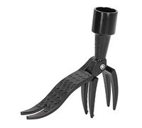 LIZEALUCKY Manual Weeding Tools,Stand Up Weed Puller Tool, Rustproof Weed Remover Tool, Hand Weeding Tool,Labor Saving Weed Removal Tool,Standing Plant Root Remover,Black
