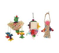 LIZEALUCKY Parrot Shredding Chew Toy Colorful Foraging Set