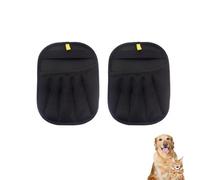 LIZEALUCKY Pet Hair Remover Glove, 2PCS Reusable Pet Hair Removal Glove with 5 Fingers Cover for Dogs Cats Hair Remover Cat Grooming Glove for Clothes,Sofa,Furniture,Car Seats