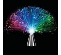 LIZEALUCKY Plastic LED Multicolor Changing Fiber Light Colourful Changing Fibre Optic Fountain Party Light Nightlight Lamp Star Sky Festivals Calming Lamp(Colorful)