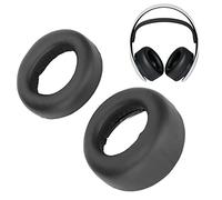 LIZEALUCKY Replacement Ear Pads for PS5 Wireless PULSE 3D Earphones, High Elasticity Soundproof Replacement Headphone Cushion, Ear Pads Repair Parts,Black