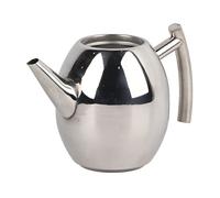 LIZEALUCKY Stainless Steel Teapot Coffee Pot Stovetop Teakettle Kettle With Filter Large Capacity Beverage Serveware Coffee Servers for Home Cafe Bar Restaurant(1000ml)