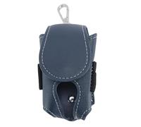 LIZEALUCKY Stylish Club Ball Waist Bag PU Leather Water Resistant Portable Ample Capacity for Tee Accessories (Dark Blue)