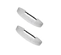 LiZEROGDAX 2pc white Glitter Headbands Adjustable Non-Slip Cute Elastic Hair Accessories For Gymnastics-Sparkly Hair Bands Gifts Stretch Fashion For Women