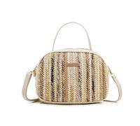 LIZHAYG Crochet Tote Bag Rattan Knitting Women Straw Beach Chain Small Purse And Shoulder Crossbody Bags(Khaki)