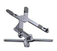 LIZHAYG Laptop Stand Foldable Laptop Stand Rotation Notebook Table Aluminum Alloy Holder Portable Book Tablet Bracket With Heat Dissipation(Black)