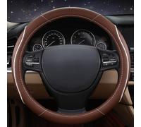 LIZHIguo Car Steering Wheel Cover for BMW 1 Series 2004-2023 2024 2025 E87 F20 F21 F40,Leather Steering Wheel Covers,Anti-Slip Sports Style Wheel Cover,Breathable Protective Interior Accessories