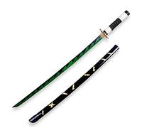 LIZHIZHI Demon Slayer Sword 75cm(30in) Bamboo Samurai Katana, Anime Cosplay Prop, Kids' Gift
