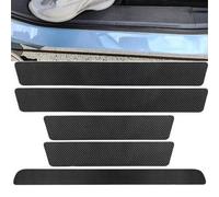 lizhongyang 5 Piece Car Door Sill Protector Strips Set for Mini One Cooper R50 R53 Hatchback 2001-2006, Kick Plates Accessories Automobile Door Steps Welcome Pedal Decorative Strips