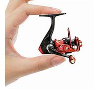 LIZHOUMIL Mini Spinning Reel, Lightweight Fishing Reel, 4.8:1 Gear Ratio, Heavy Duty Aluminum Frame, Ultra Light Powerful Spinning Fishing Reels for River Lake Sea Fishing 150