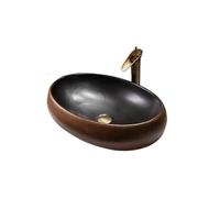 Lizhuzhuzs28 Bathroom Vessel Vanity Retro Style Washbasin Ceramic Bathroom Sink Suitable for Indoor And Outdoor Use Sink Art Basin