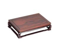 Lizhuzhuzs28 Home Rectangular Teapot Pedestal, Wooden Vase Stand, Bonsai Decoration for Home Offic Decorative Base(Large)