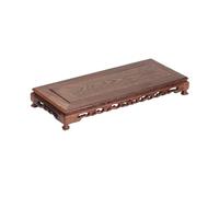 Lizhuzhuzs28 Home Rectangular Wooden Display Stand, Teapot Vase Bonsai Base for Home Office Decoration Decorative Base(Large)