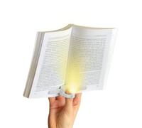 lizia One-Handed Book Light & Bookmark - 3-in-1 Lamp, France-Made, White