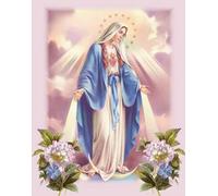 liziciti DIY Diamond Painting Kits Religion Theme 5D Diamond Pictures for Adults Catholic, Rhinestone Diamond Paintings Art Craft Kits for Home Wall Decor Canvas 12x16inch (Mother Mary #3)