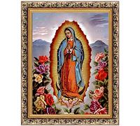 liziciti Mother Mary 5D DIY Diamond Painting Kit - Full Drill Rhinestone Embroidery Art - Cross Stitch Wall Decor - 12x16inch - Fun Gift for Adults