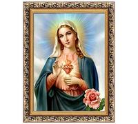 liziciti Mother Mary 5D DIY Diamond Painting Kit - Full Drill Rhinestone Embroidery Art - Cross Stitch Wall Decor - 12x16 inch - Fun Gift for Adults